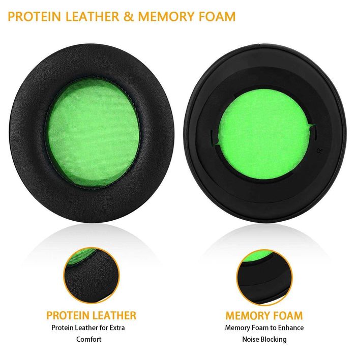 Set 2 bureti pentru casti Razer Kraken 7.1 V2  Pro / V2 Oval, Over-Ear