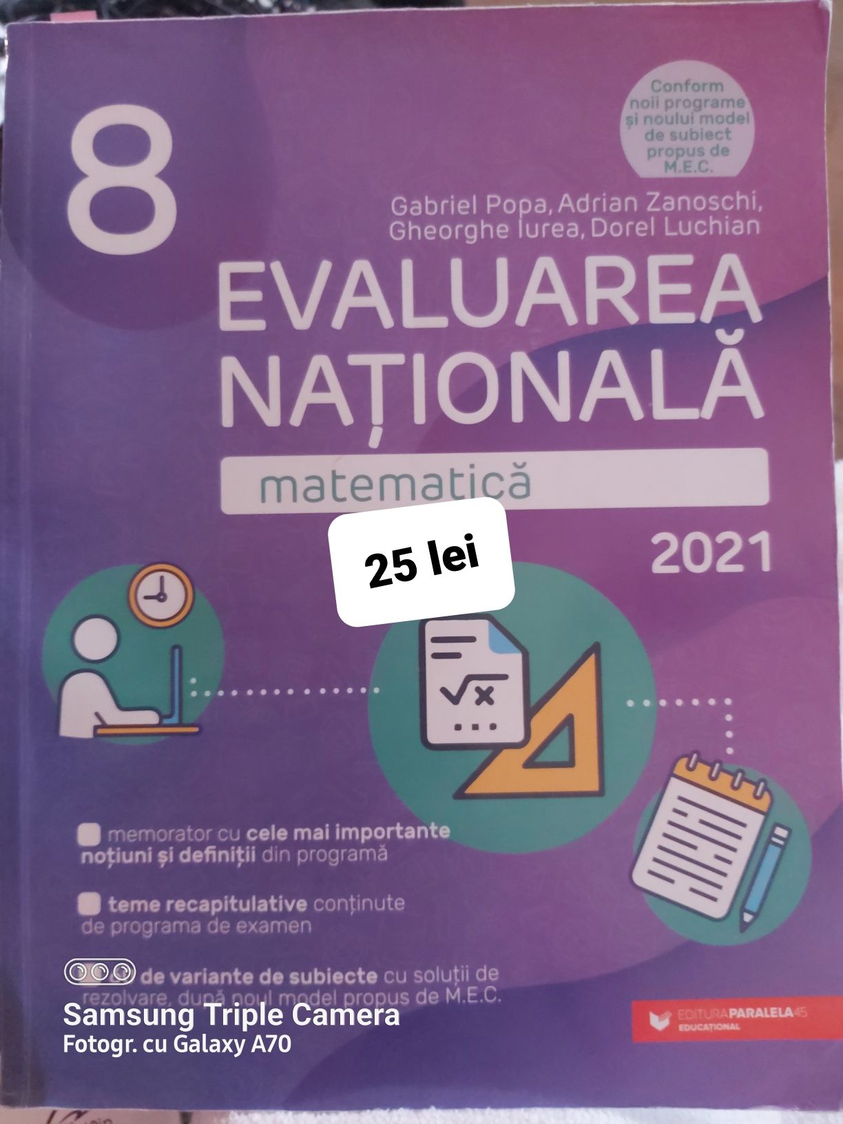 Vând cărți / culegeri pentru Evaluarea Națională