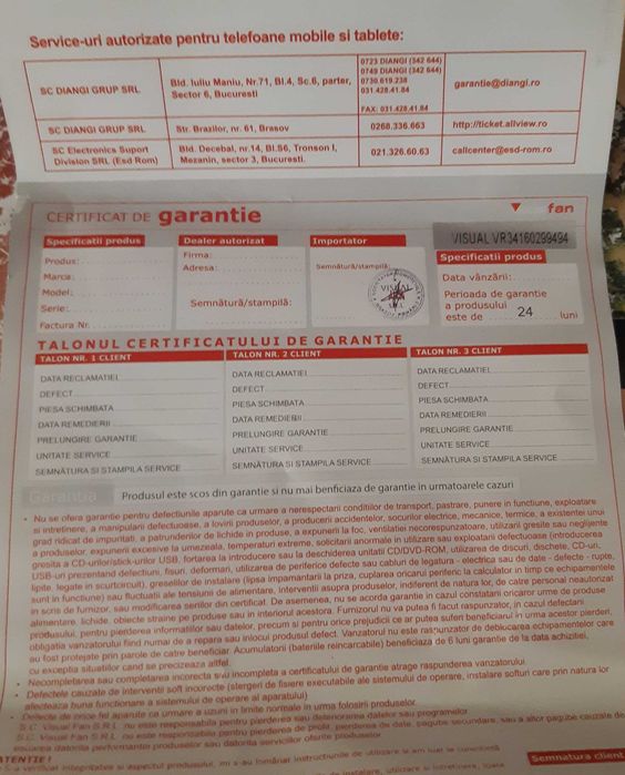 Ochelari VR Visual VR3  Allview