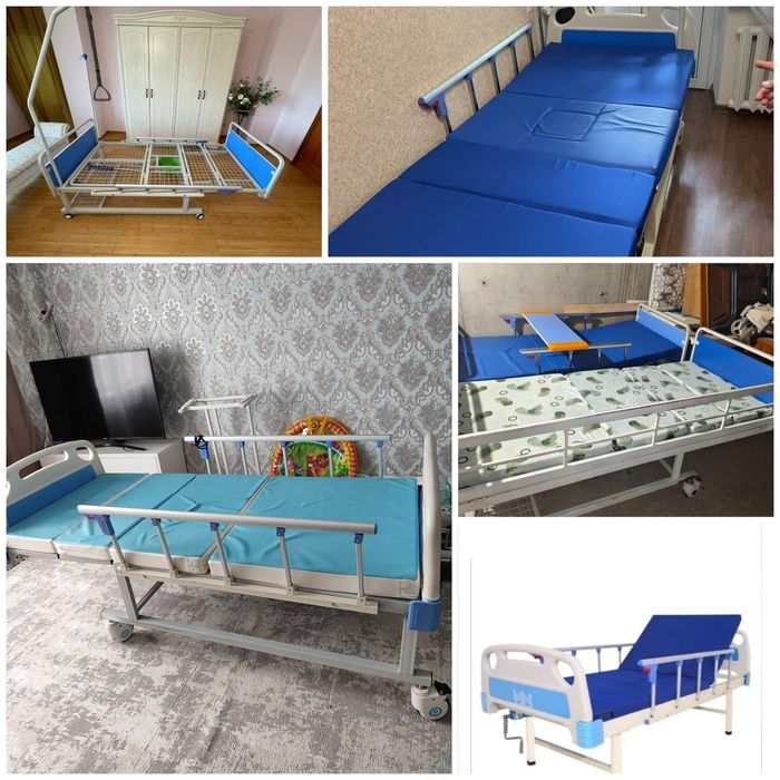 Медицинская кровать электрическая механическая
