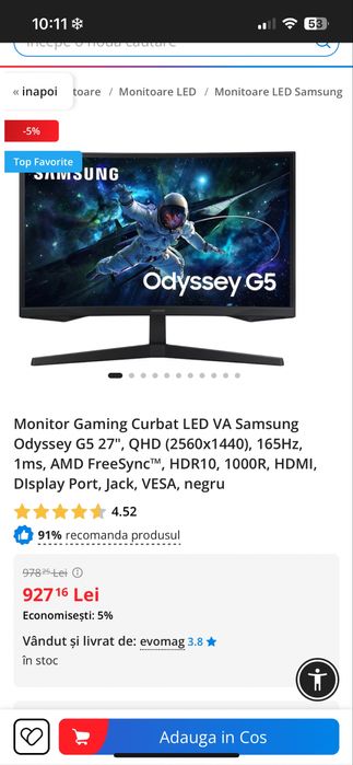 Monitor Samsung Odyssey