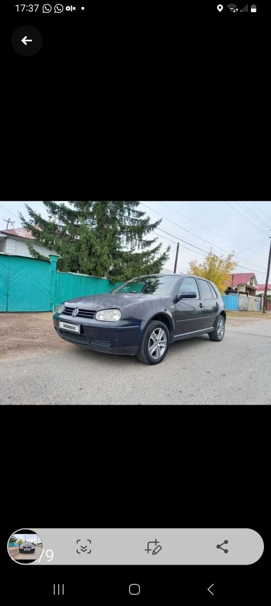 Volkswagen Golf 2002, ОБЬЕМ 1.6