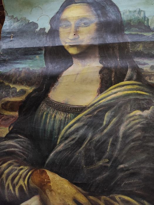 Стара картина на Мона Лиза/маслени бои