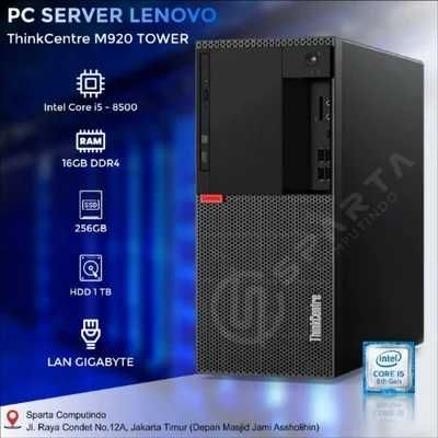 Lenovo M920T Tower, Core i5 8th Gen, 8 GB,SSD 256 + 1 TB HDD 24м Гар.