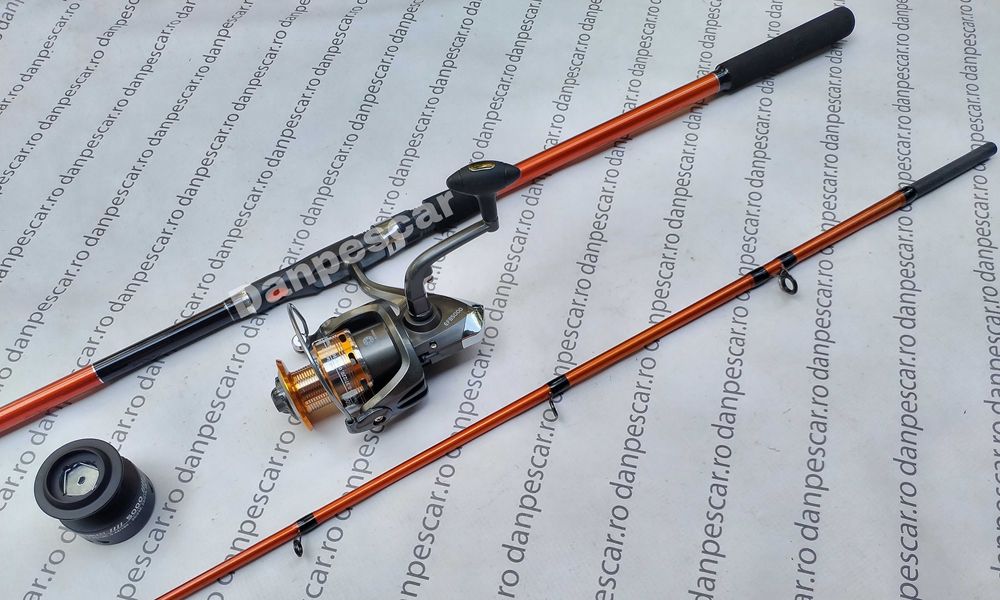 SET 4 Lansete PROFL AQUA RIVER FR Feeder 2,70m + 4 Mulinete FL EFB5000