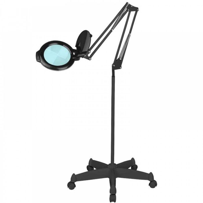 Лампа лупа Glow Moonlight 8012/5" LED - 5 диоптера бяла/черна
