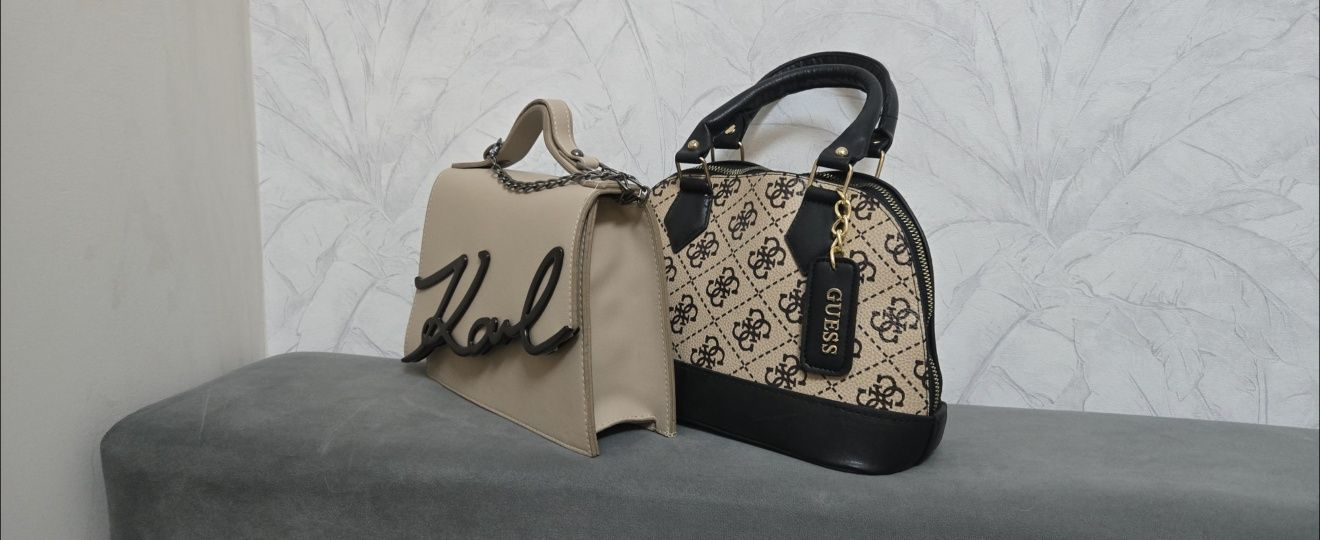 Guess, Karl, LV чанти и портмоне