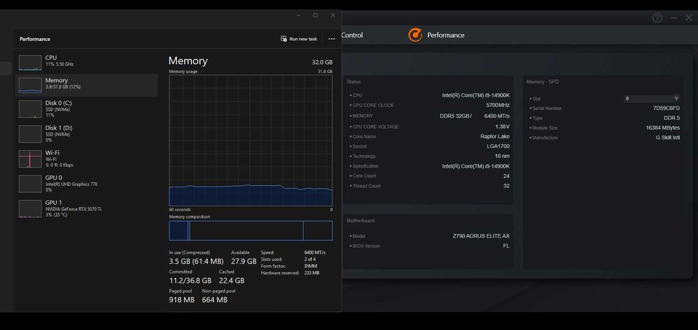 PC Gaming i9 14900K RTX 5070 Ti [ High-Ultra ]