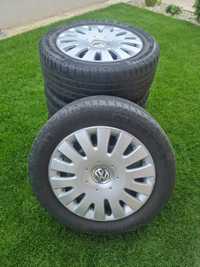 Jante 5x112 r16 cu capace originale VW