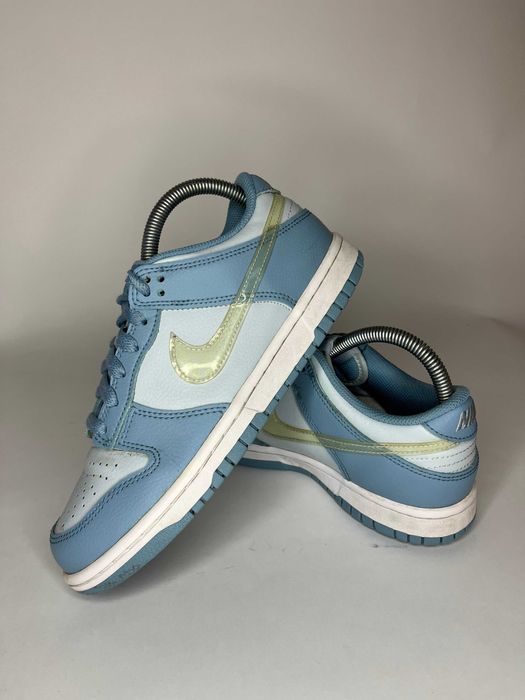 Nike Dunk Low Clear Blue Swoosh Дамски Маратонки