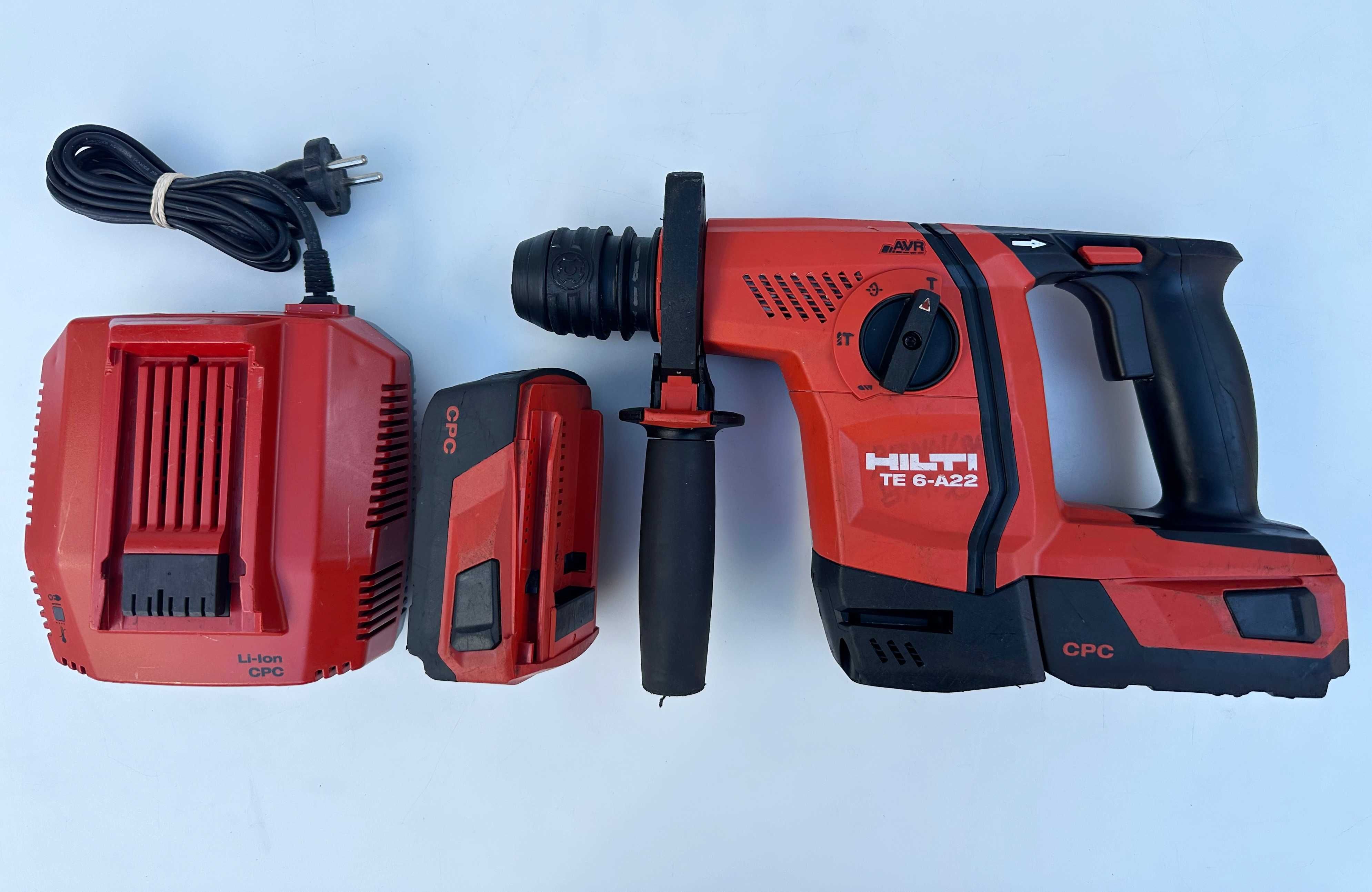 Hilti TE 6-A22 AVR - Акумулаторен безчетков перфоратор 22V 4.0Ah 2022г