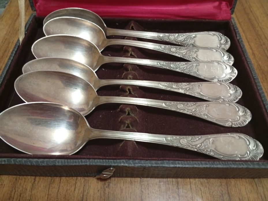 Набор ложек из мельхиора
