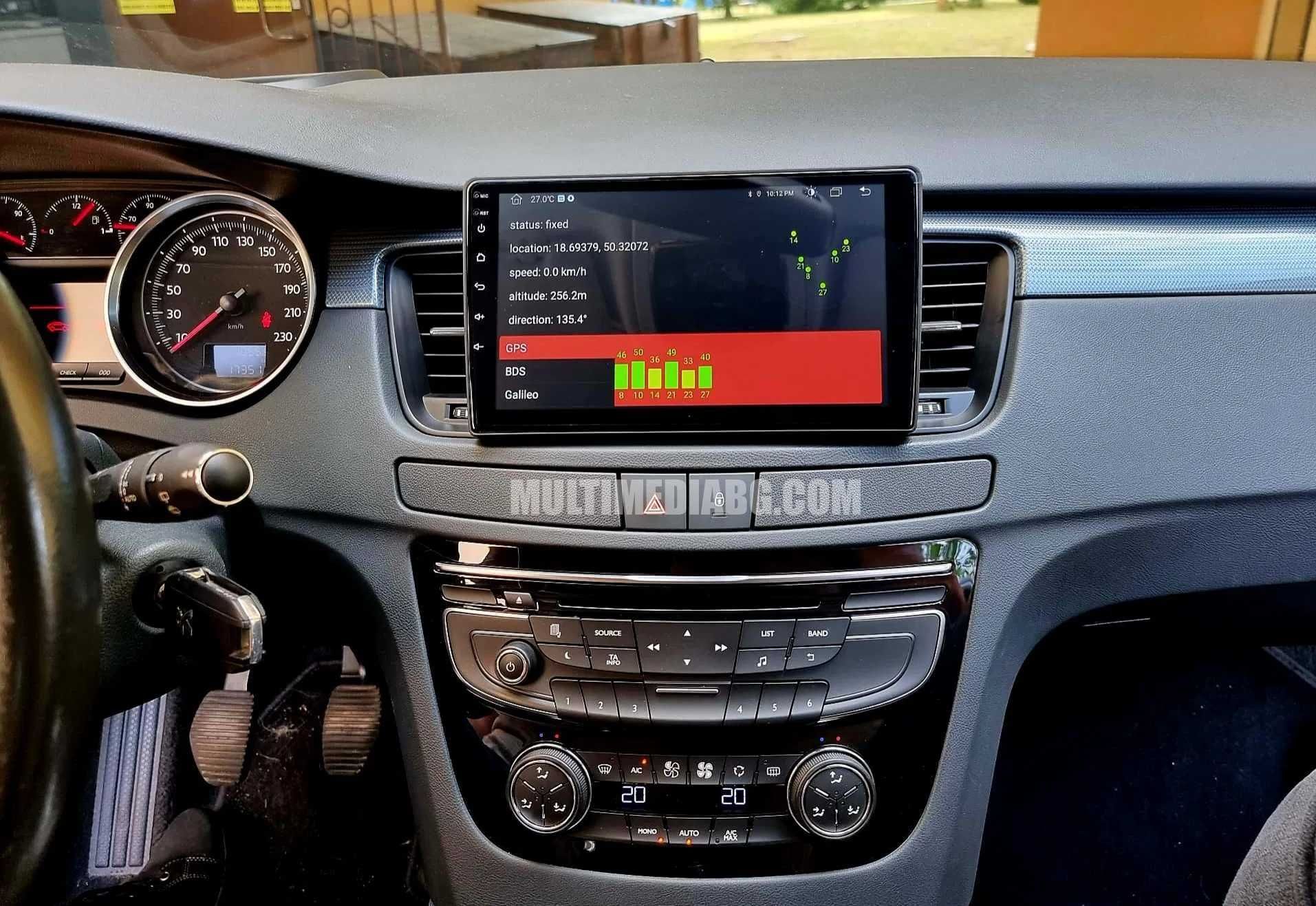 Peugeot 508 2011г-2018 Мултимедия Навигация Android