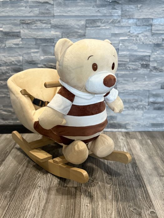 Люлка плюшена Bear каки - Moni Toys