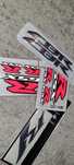 Sticker  R1  GsxR efect metalic reflectorizant 2 bucati
