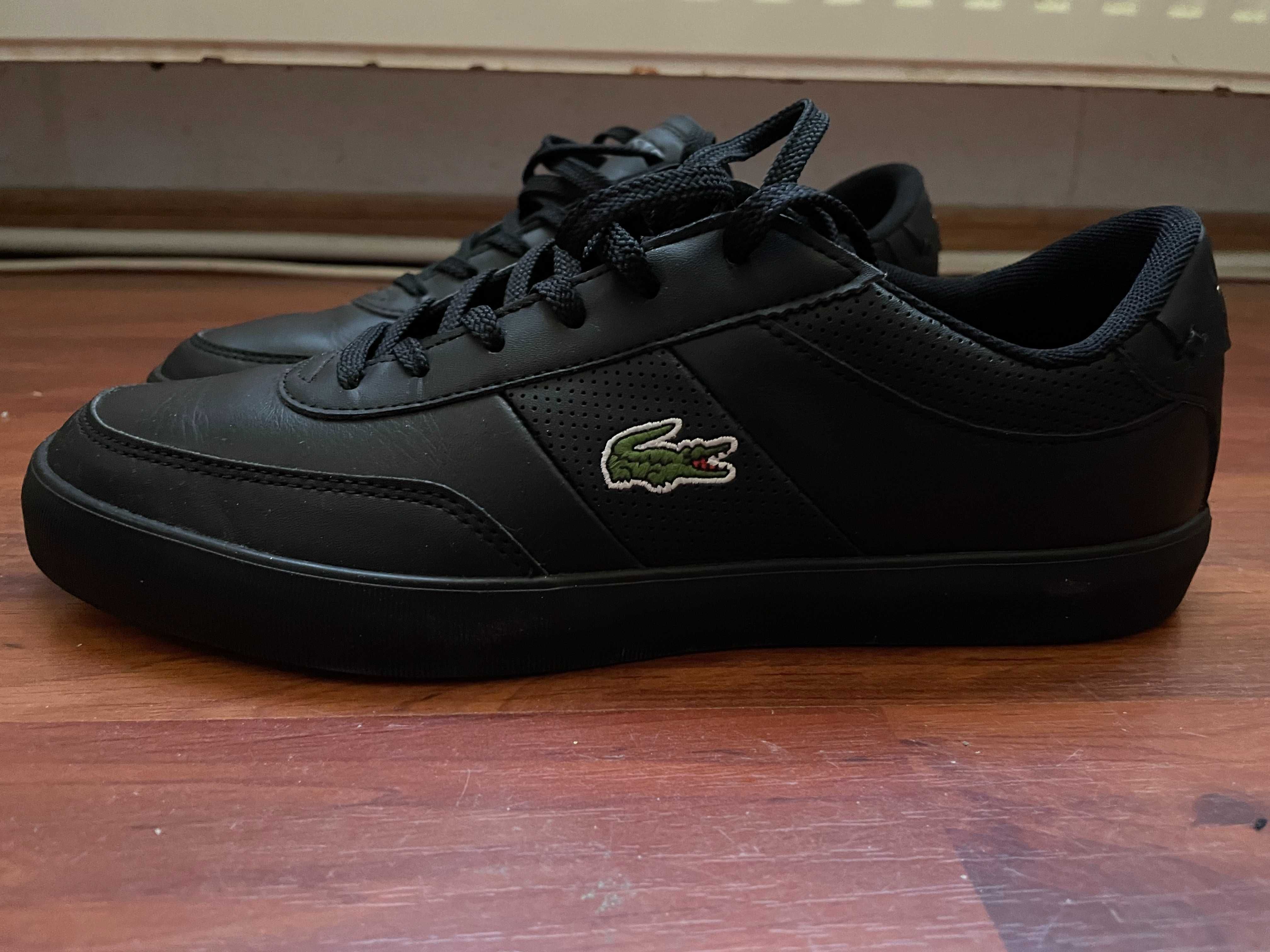 Papuci/Sneakers Lacoste negri