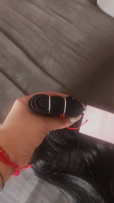 Естествена коса  черна