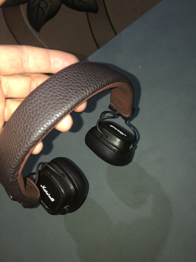 Беспроводные наушники Marshall Major 4 IV Brown original