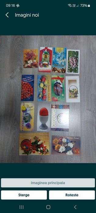Lot felicitări pentru paste-50 bucati
