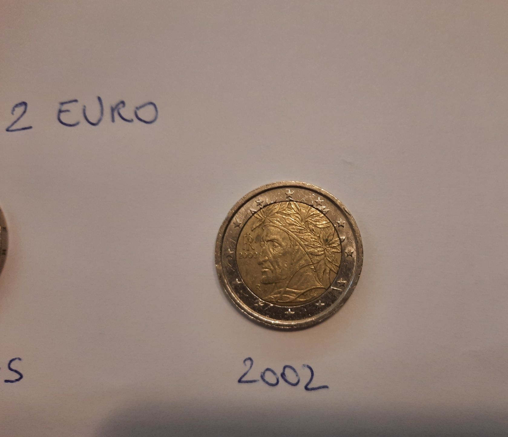 Monede de colecție 2 euro 2002 și 1 euro