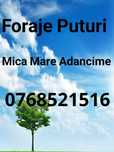 Foraje Puturi Apa Mica - Mare adancime 25 m
