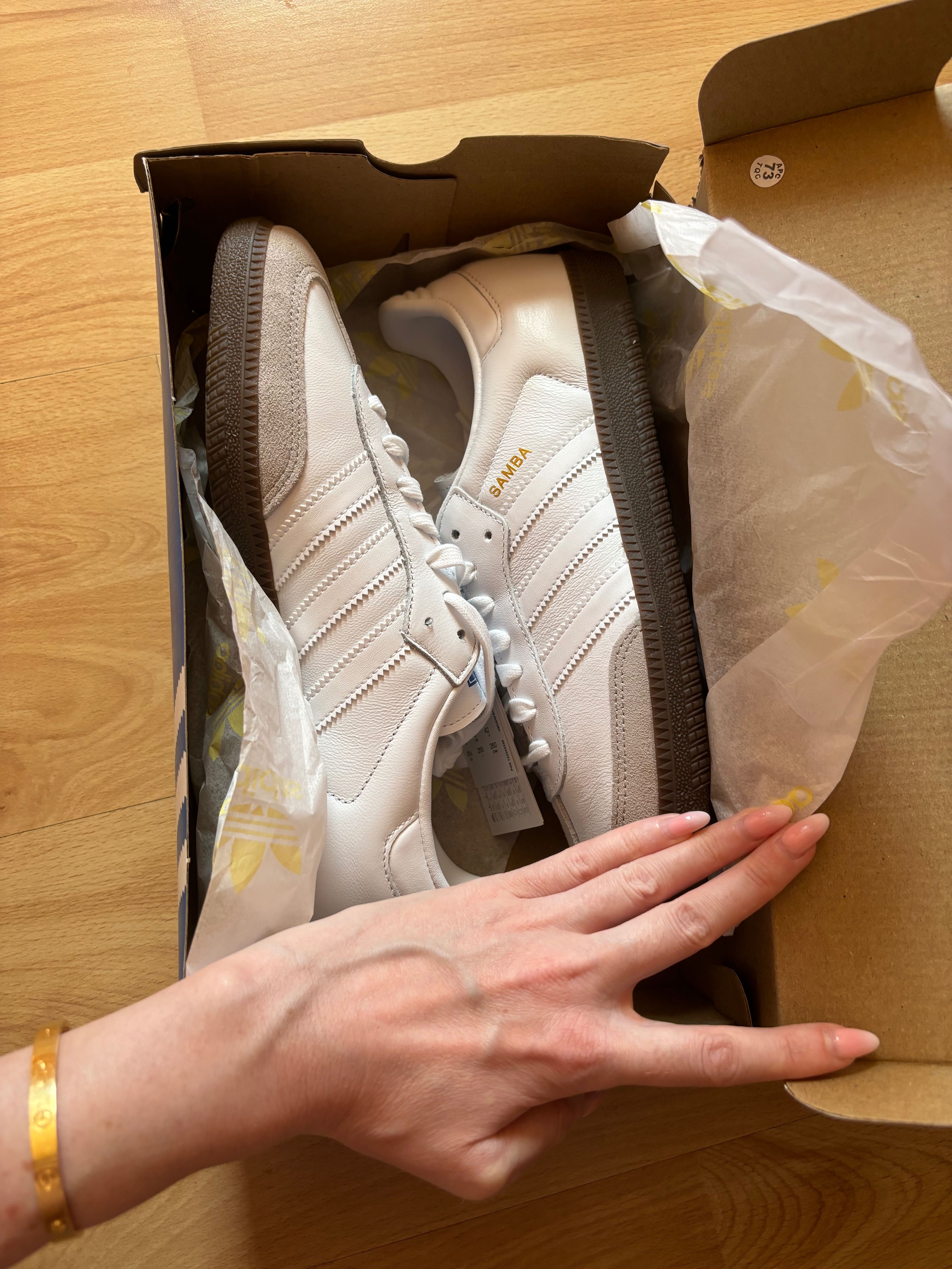 Adidas Samba бели сникърси нови