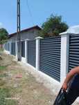 Garduri si porti din panou stil jaluzele, sipca metalica, plasa, tabla