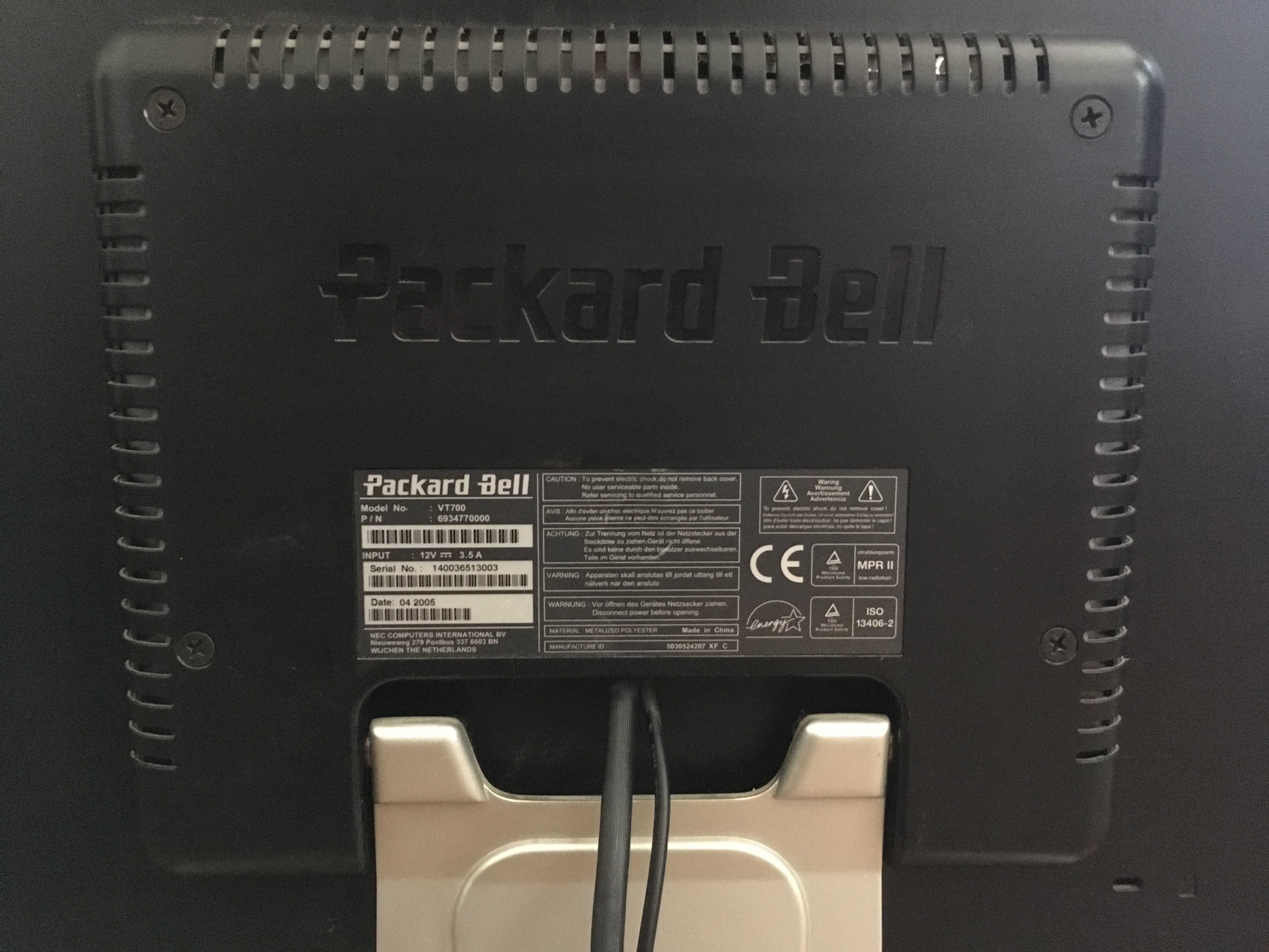 Монитор "Packard Bell''