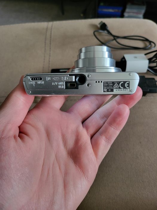 Sony DSC W830 фотоапарат сив
