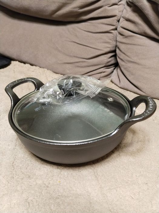 Чугунный  казанок на 1,5 литра для жарки и фри