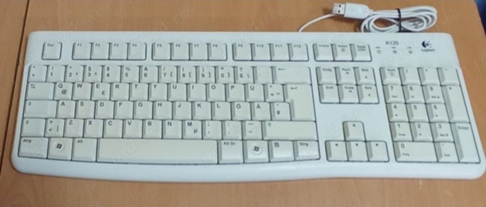 Tastatura Logitech k120 business cu lay-out in limba germana.