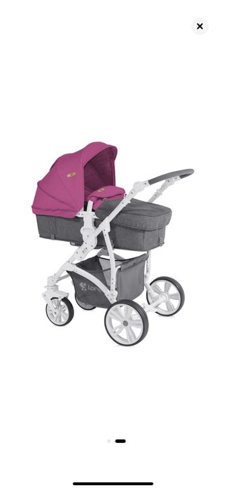 Carucior 2 in 1 Bertoni-Lorelli, Vista, Rose & Grey Cities