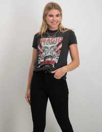 Tricou negru ,imprimeu tigru,dama ,retro,Only M