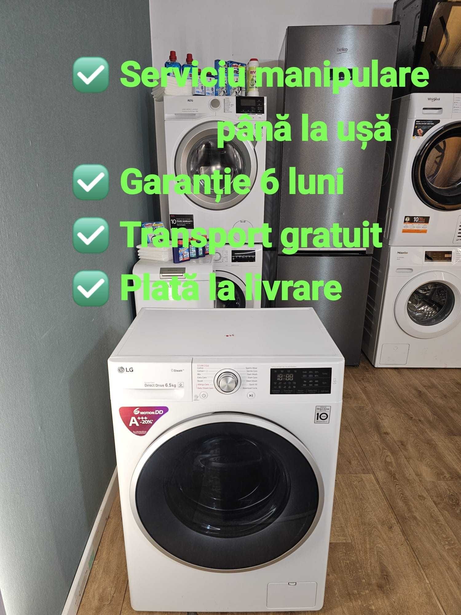 Mașini de spălat second-hand | Garanție inclusă + Plata la livrare