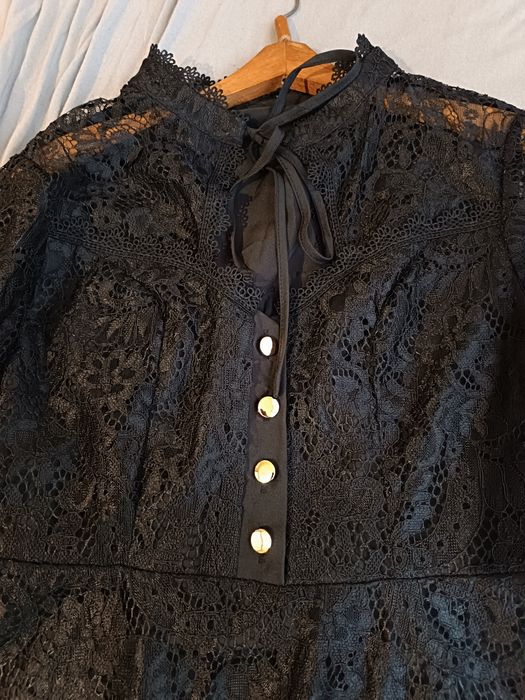 Черна парти рокля голям размер