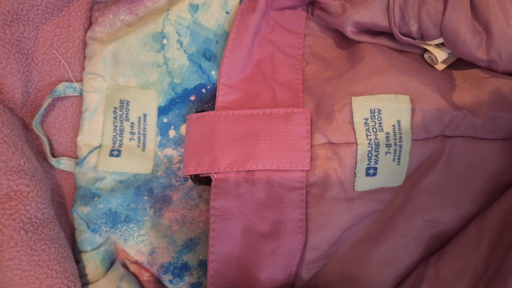 Детски ски екип момиче 7-8 год. Mountain Wearhouse snow
