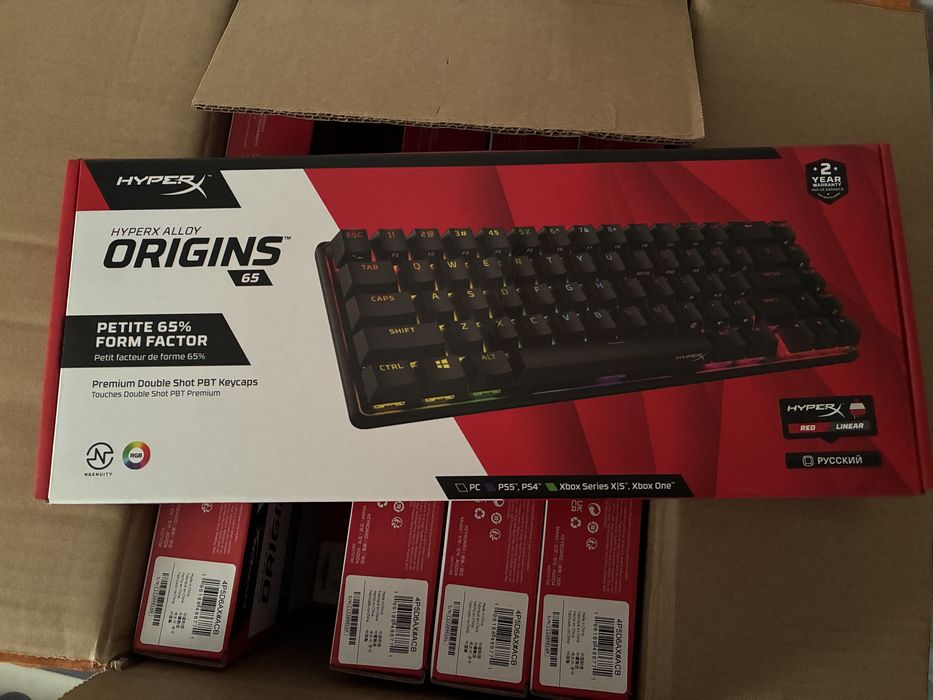 Клавиатура | HyperX Alloy Origins 65 | Русская раскладка клавиатуры