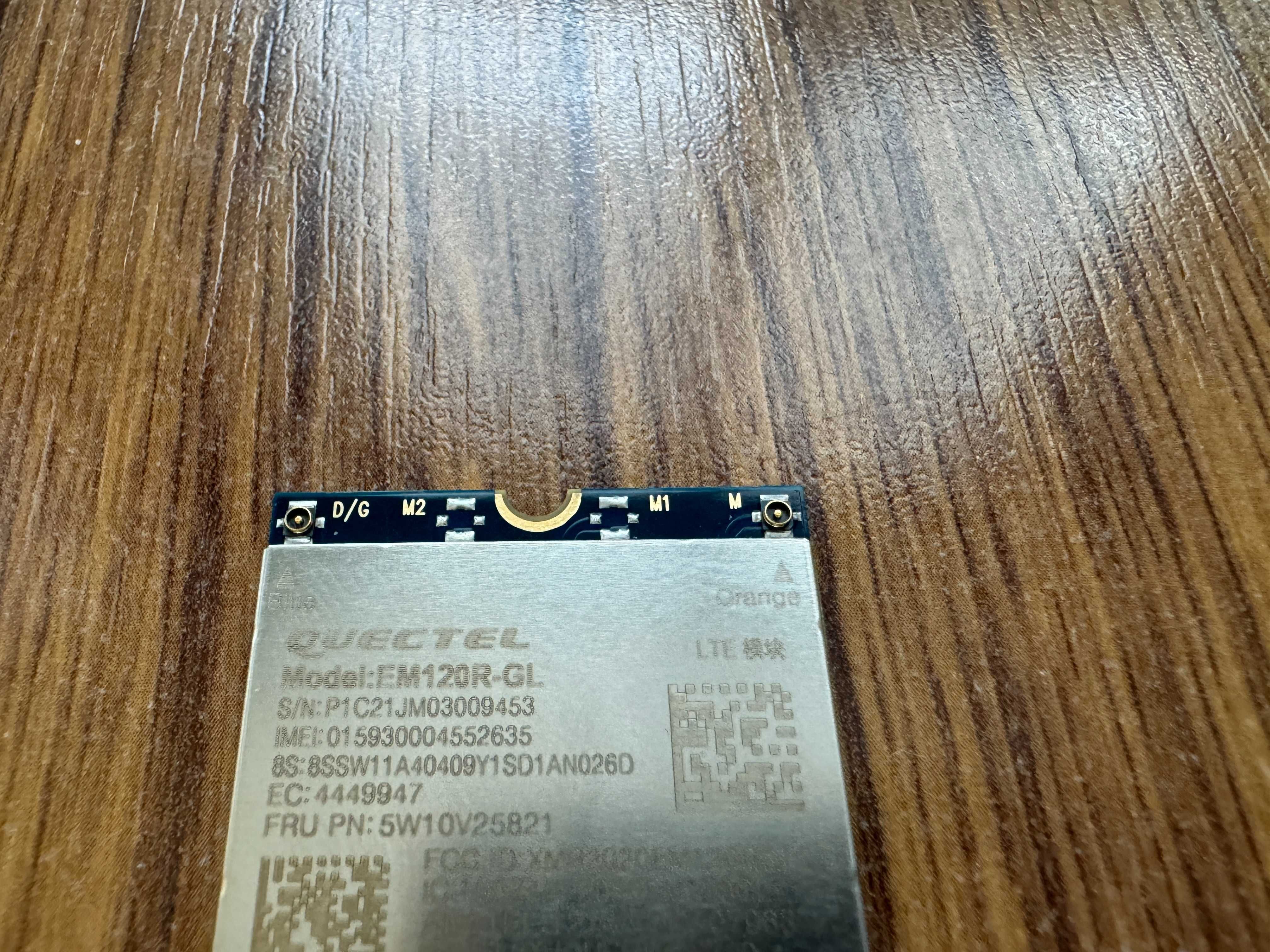 4G Sim Quectel EM120R-GL LTE-A Cat12 M.2 module Lenovo Thinkpad 2021 +