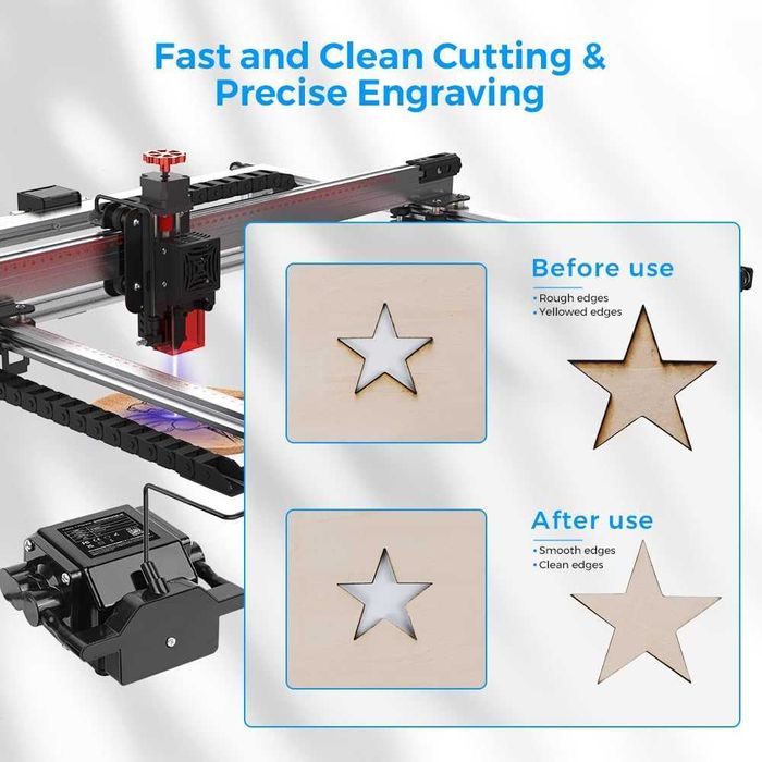 Kit Air Asist, Compresor Silentios 30L/min pt Gravator Laser CNC