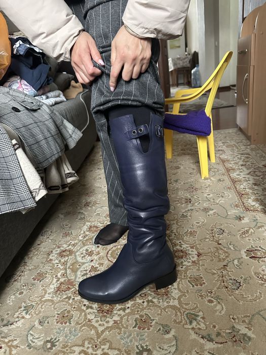 Сапоги натуральная кожа