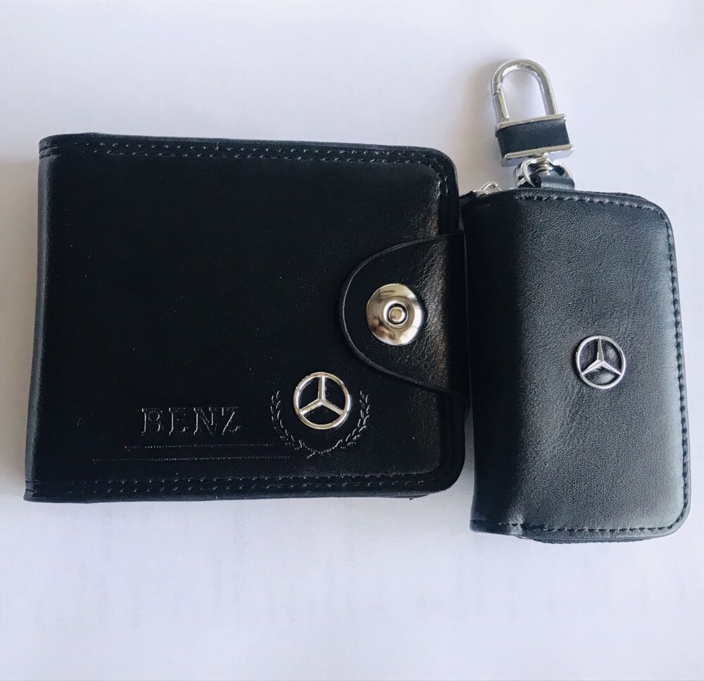 Мъжки кожен портфейл или ключодържател BMW Opel Mercedes Vw Тoyota Aud