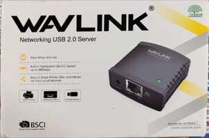 Сетевой usb принт-сервер wavlink