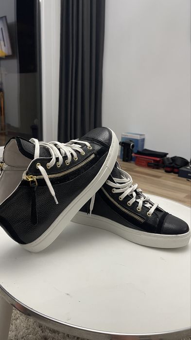 Tenisi Huho Boss hightop piele vitel