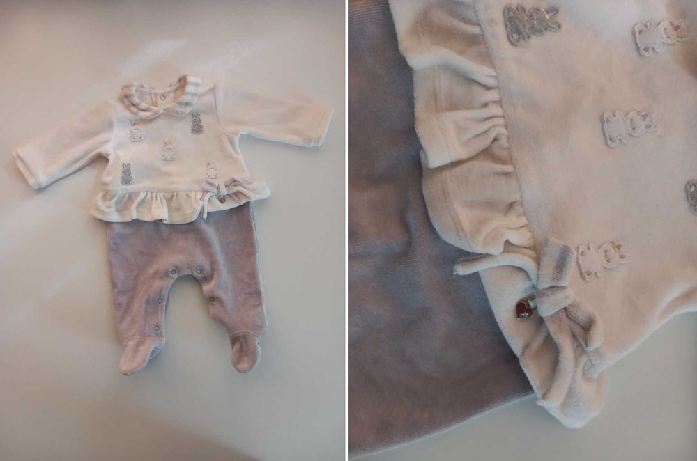 Маркови детски дрешки за бебе момиче 0-3м. 50-56см.