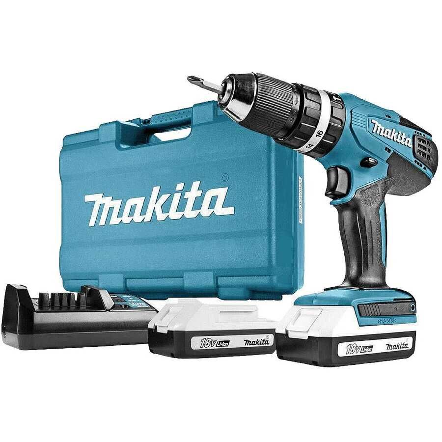 Set Makita HP457DWE10 ,2 Acum. incarcator,valiza+accesorii,sigilat