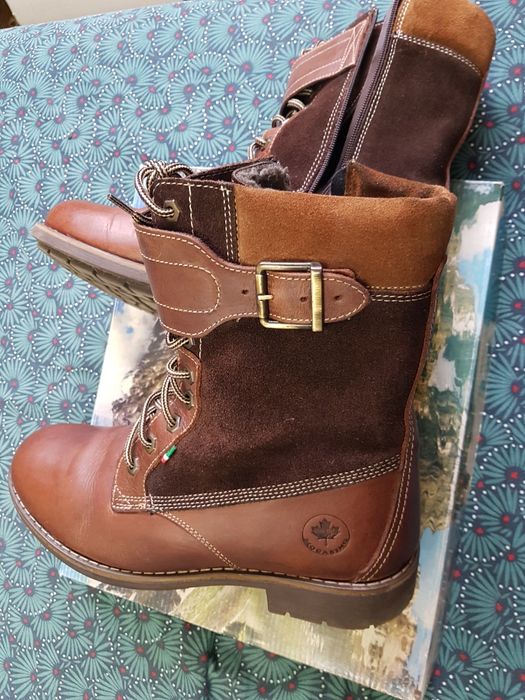 Ghete din piele naturală