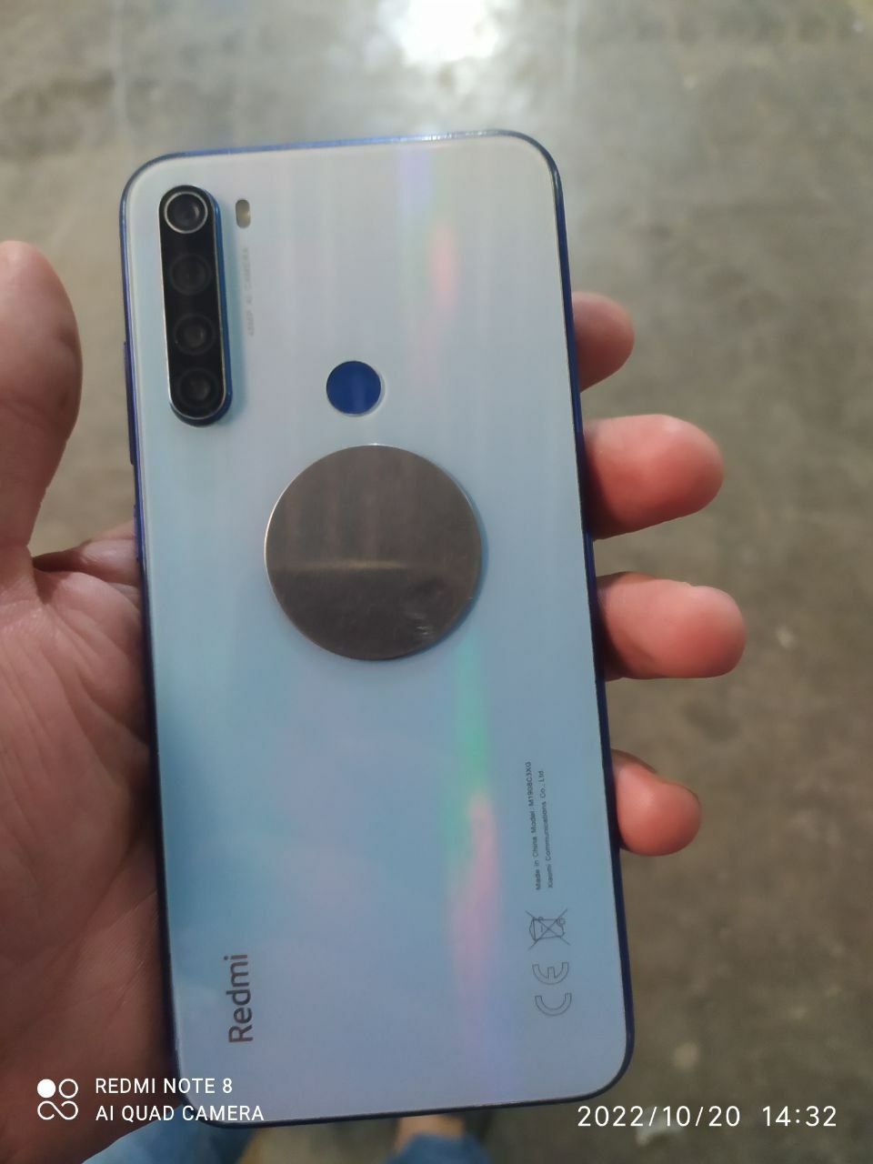 Redmi note 8 T Admen bor