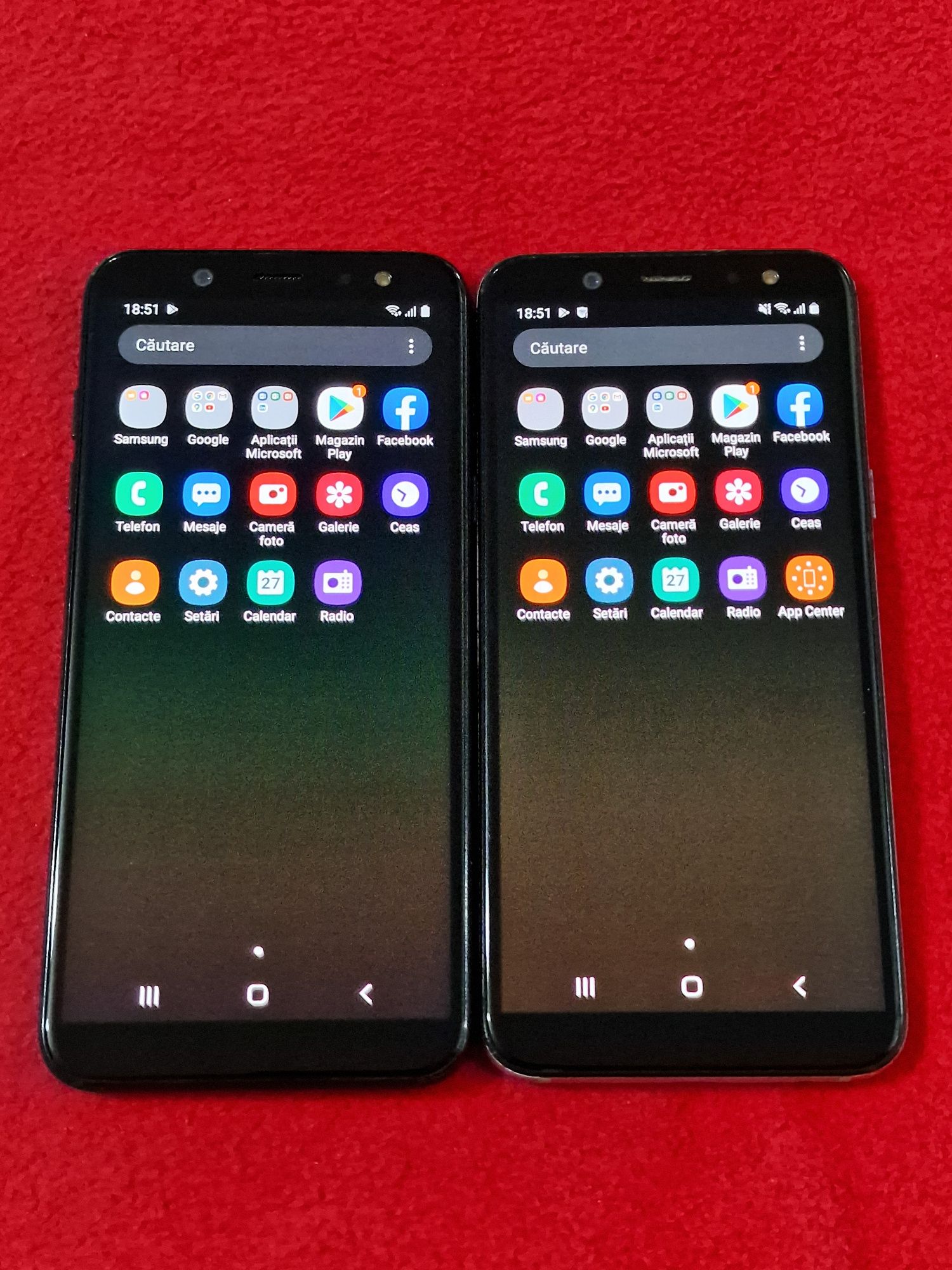 Samsung Galaxy A6 Negru și Argintiu 32Gb, Impecabil.  Pret 450 bucata.