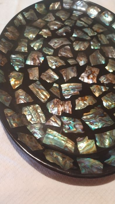 Продавам стар меден поднос с чаши и други неща