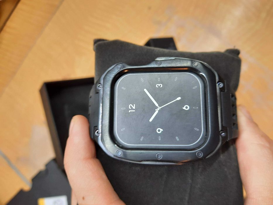 Carcasa protectie din metal pt iWatch Bands seriile 9 8 SE2 7 6 SE 5 4